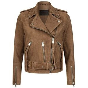 All Saints Brown Suede Jacket